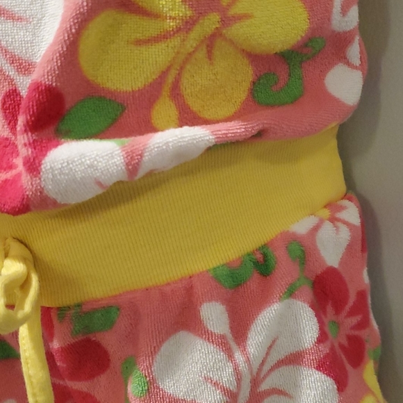 Steve Swim Yellow and Pink Terrycloth Coverup - Picture 5 of 9